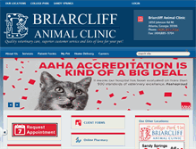 Tablet Screenshot of briarcliffanimal.com